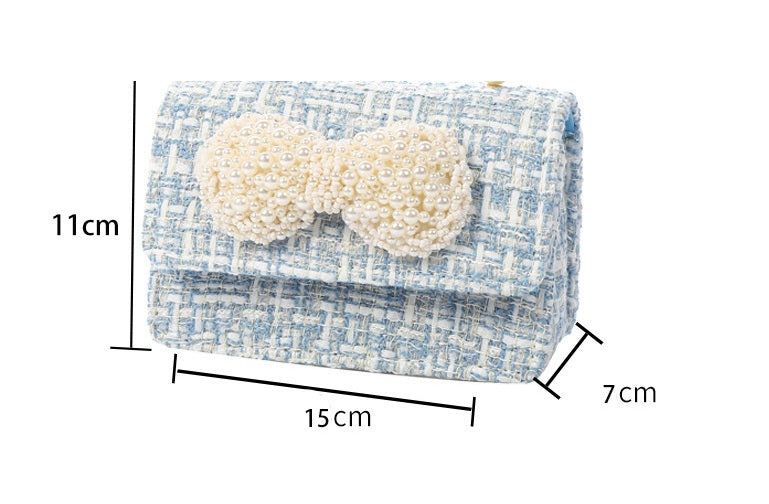 The Heritage Tweed Pearl Collection | Intricate Pearl Bow & Handle