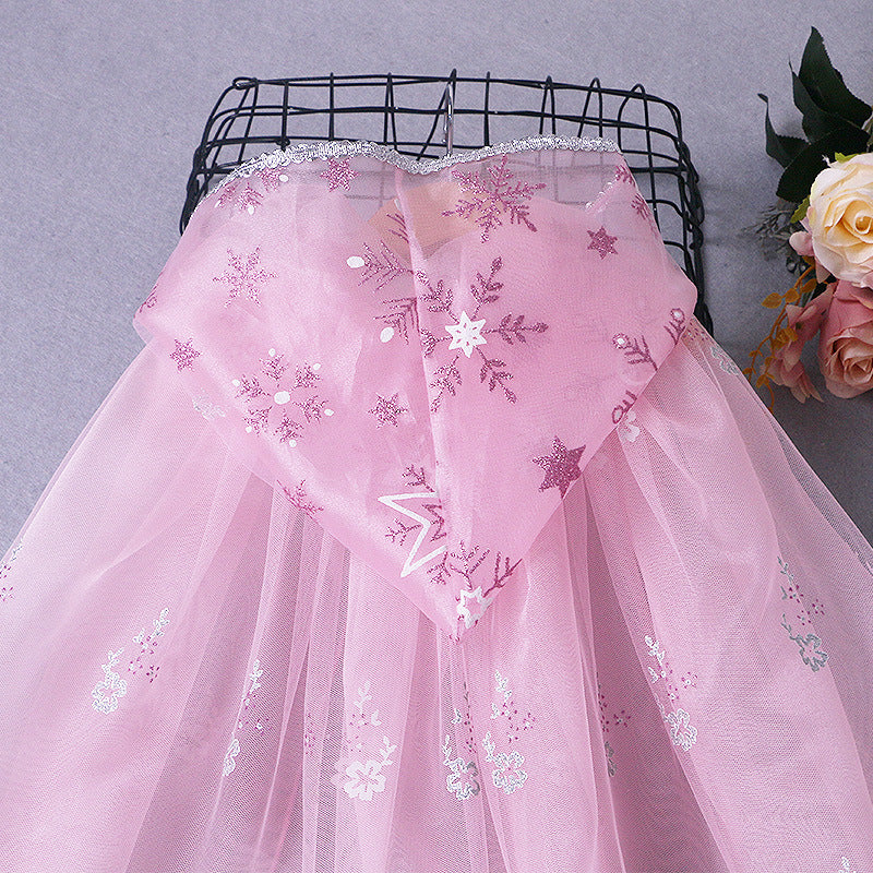 The Royal Rose Lace Embroidery Cape | Silver Floral Edition | Sydney Stock