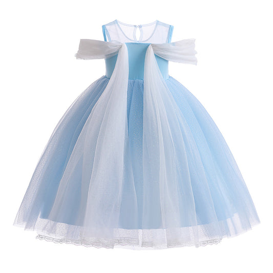 The Azure Star Princess Gown | Glimmering Sky Blue | Sydney Stock