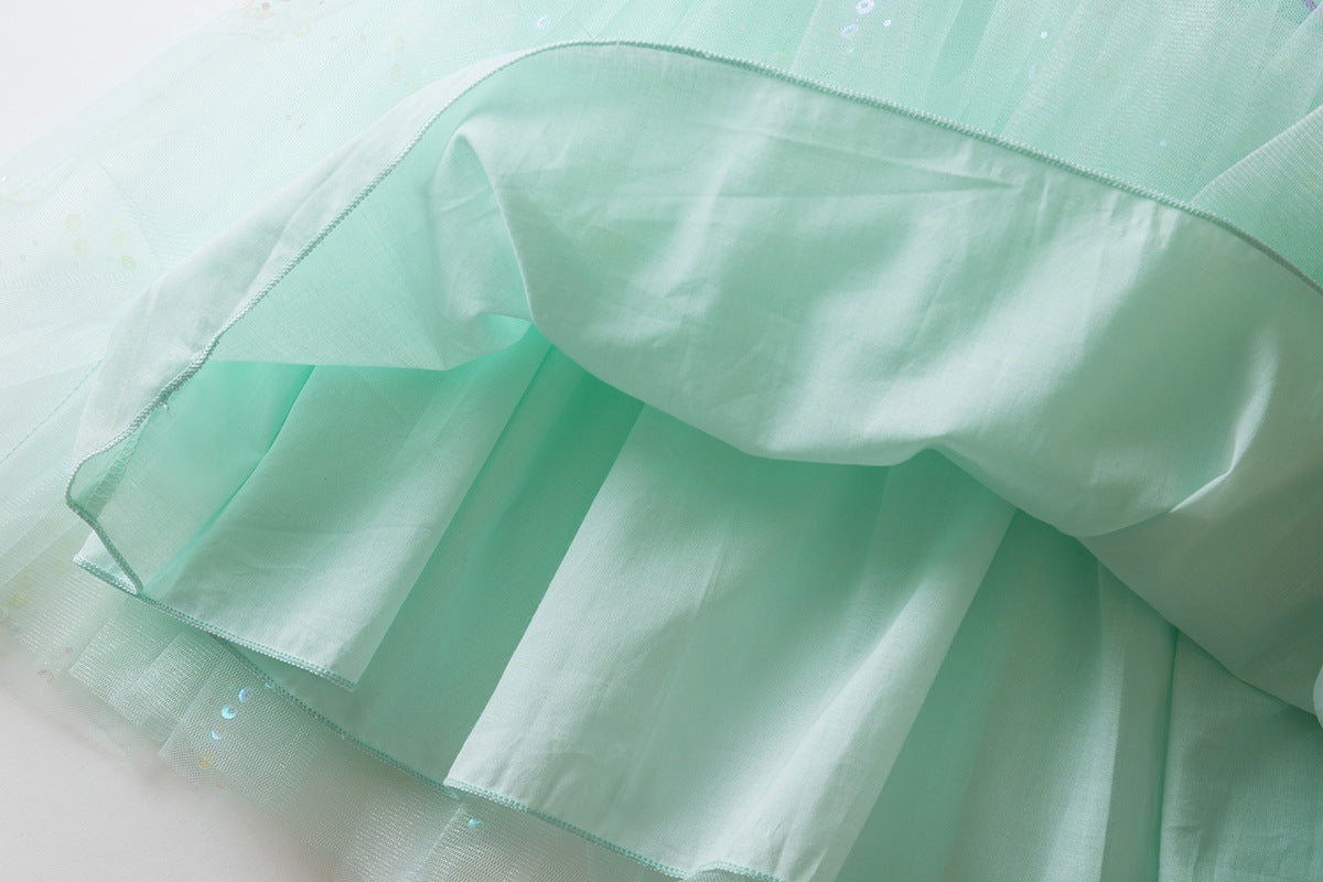 The Mermaid Fantasy Sequin Gown | Pastel Mint & Lavender | Sydney Stock