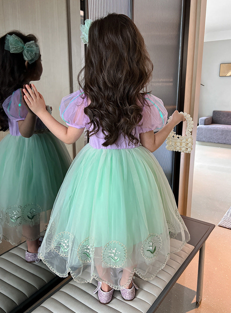 The Enchanted Mermaid Fairy Gown | Pastel Purple & Mint | Sydney Stock
