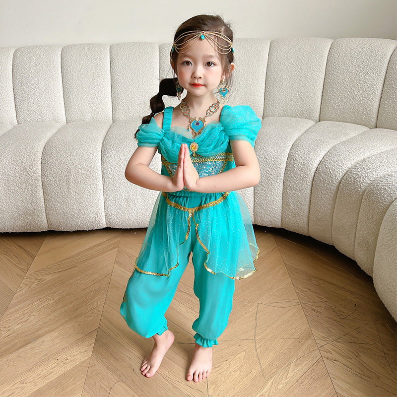 The Arabian Oasis Two-Piece Set | Shimmering Teal | Sydney Stock