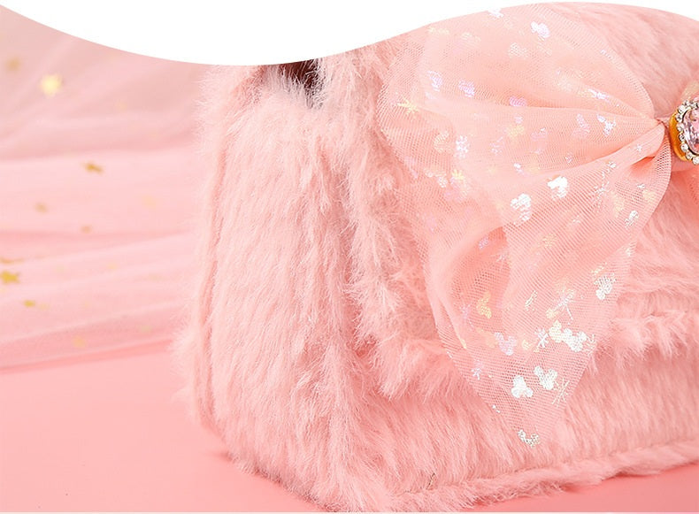 The Fluffy Star Tulle Collection | Pearl Handle & Crystal Gemstone