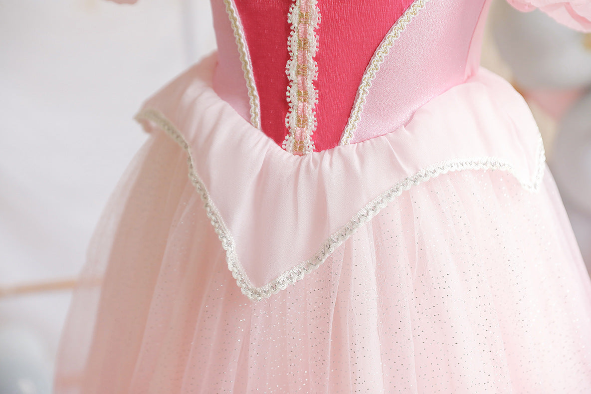 The Blossom Aurora Princess Gown | Shimmering Pink | Sydney Stock