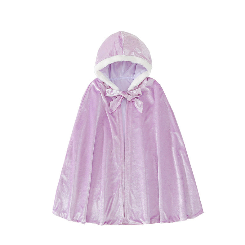 The Winter Velvet Hooded Cloak | Plush Faux-Fur Trim | Sydney Stock