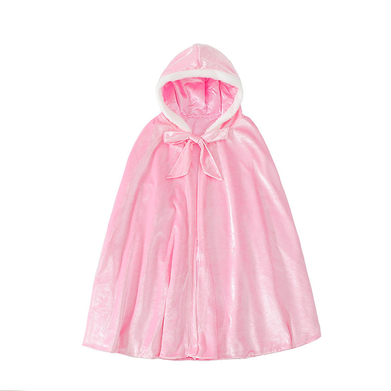 The Winter Velvet Hooded Cloak | Plush Faux-Fur Trim | Sydney Stock