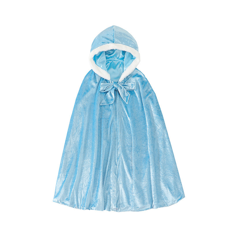 The Winter Velvet Hooded Cloak | Plush Faux-Fur Trim | Sydney Stock