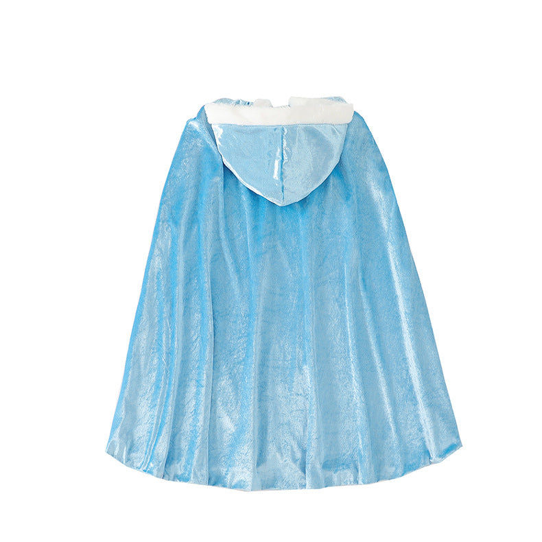 The Winter Velvet Hooded Cloak | Plush Faux-Fur Trim | Sydney Stock