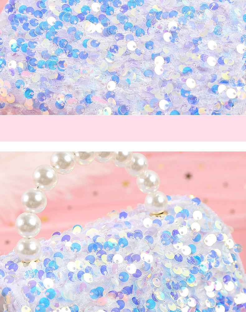 The Iridescent Pearl Bow Handbag | Removable Gold Chain | Sydney Stock