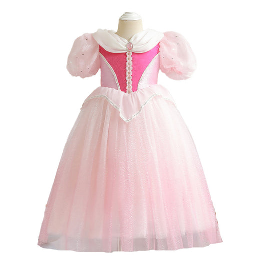 The Blossom Aurora Princess Gown | Shimmering Pink | Sydney Stock