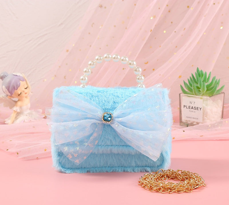The Fluffy Star Tulle Collection | Pearl Handle & Crystal Gemstone