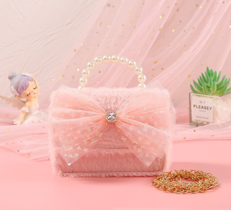 The Fluffy Star Tulle Collection | Pearl Handle & Crystal Gemstone