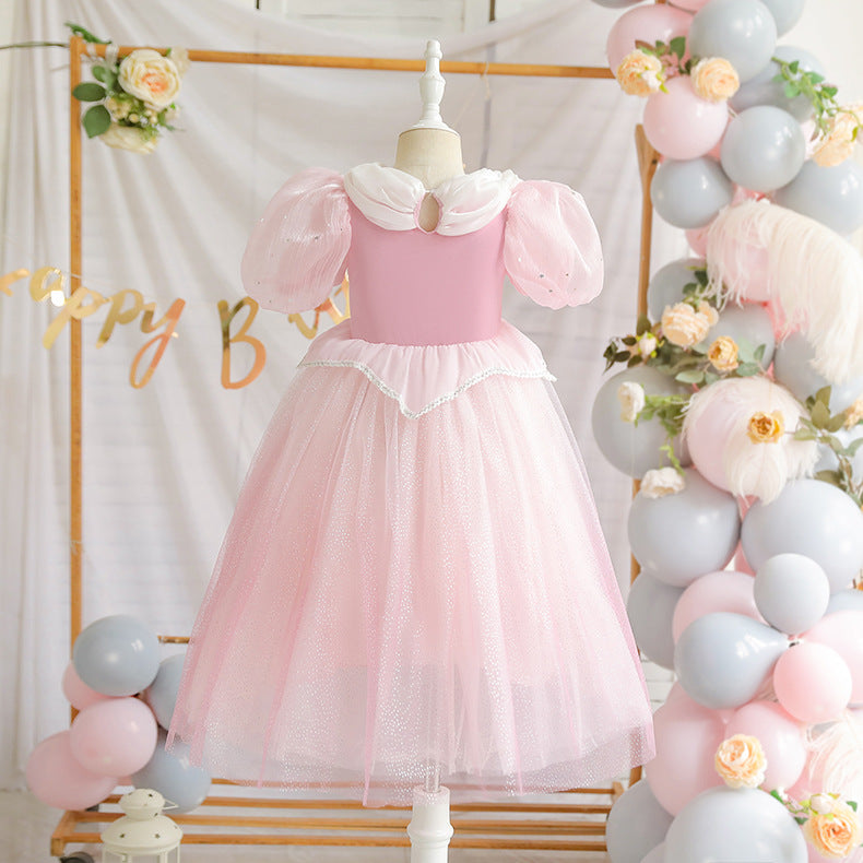 The Blossom Aurora Princess Gown | Shimmering Pink | Sydney Stock