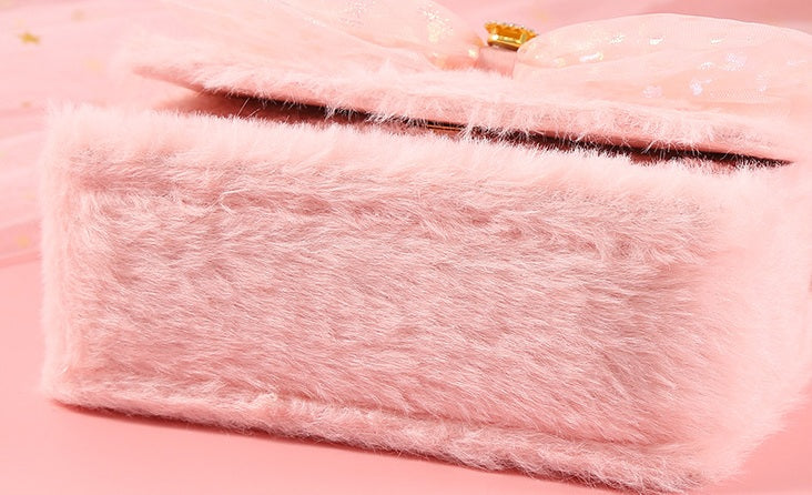 The Fluffy Star Tulle Collection | Pearl Handle & Crystal Gemstone