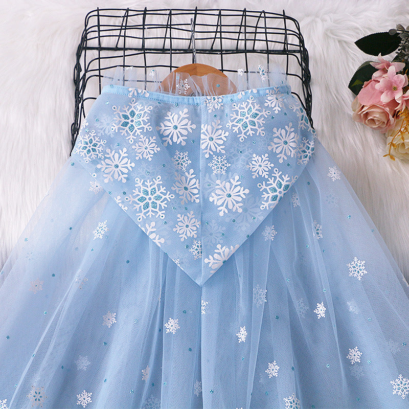The Royal Snow-Crystal Cape | Pearlescent Button Edition | Sydney Stock