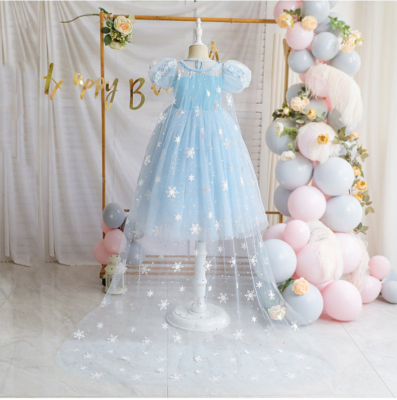 The Starlight Empress Gown | Ice Blue & Rose Pink | Sydney Stock