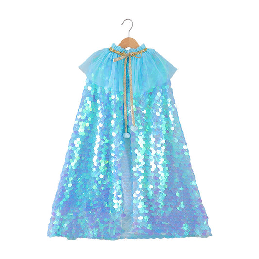 The Iridescent Mermaid Shell Cape | Duo Color Edition | Sydney Stock