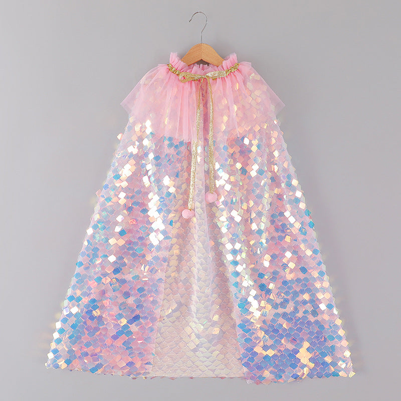 The Iridescent Mermaid Shell Cape | Duo Color Edition | Sydney Stock
