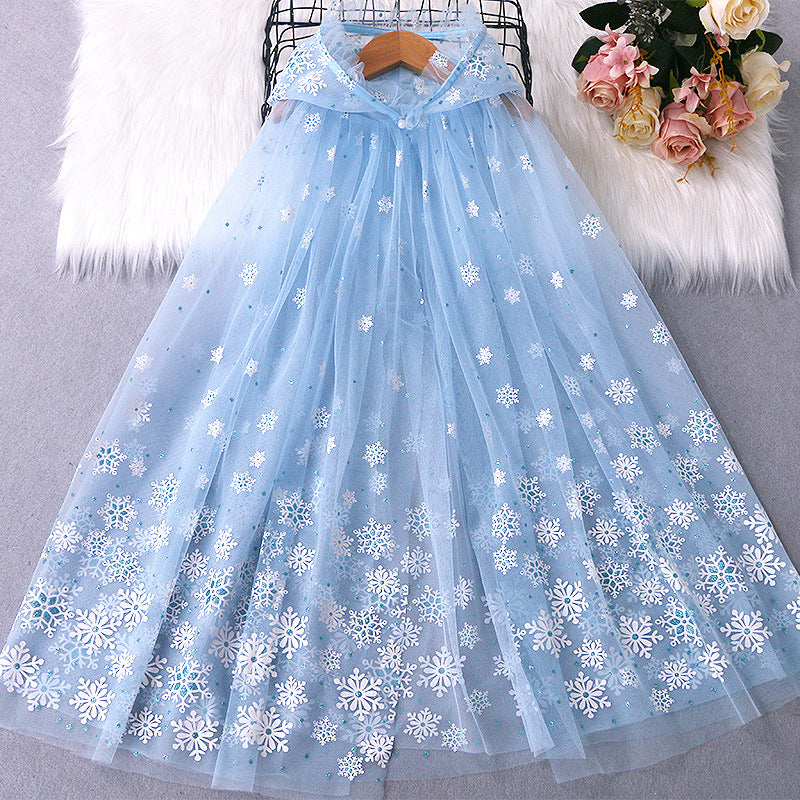 The Royal Snow-Crystal Cape | Pearlescent Button Edition | Sydney Stock