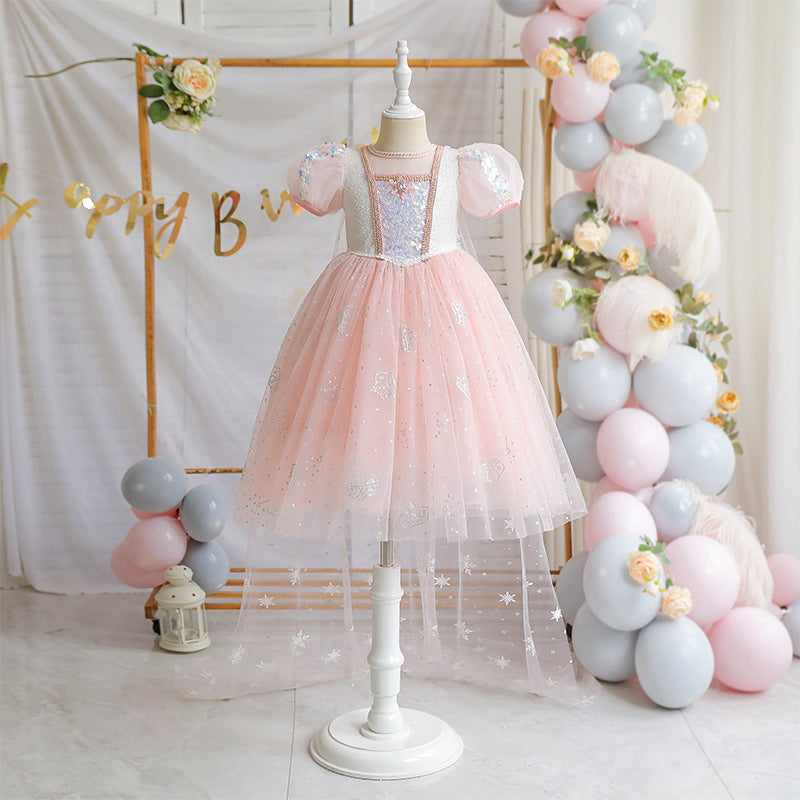 The Starlight Empress Gown | Ice Blue & Rose Pink | Sydney Stock
