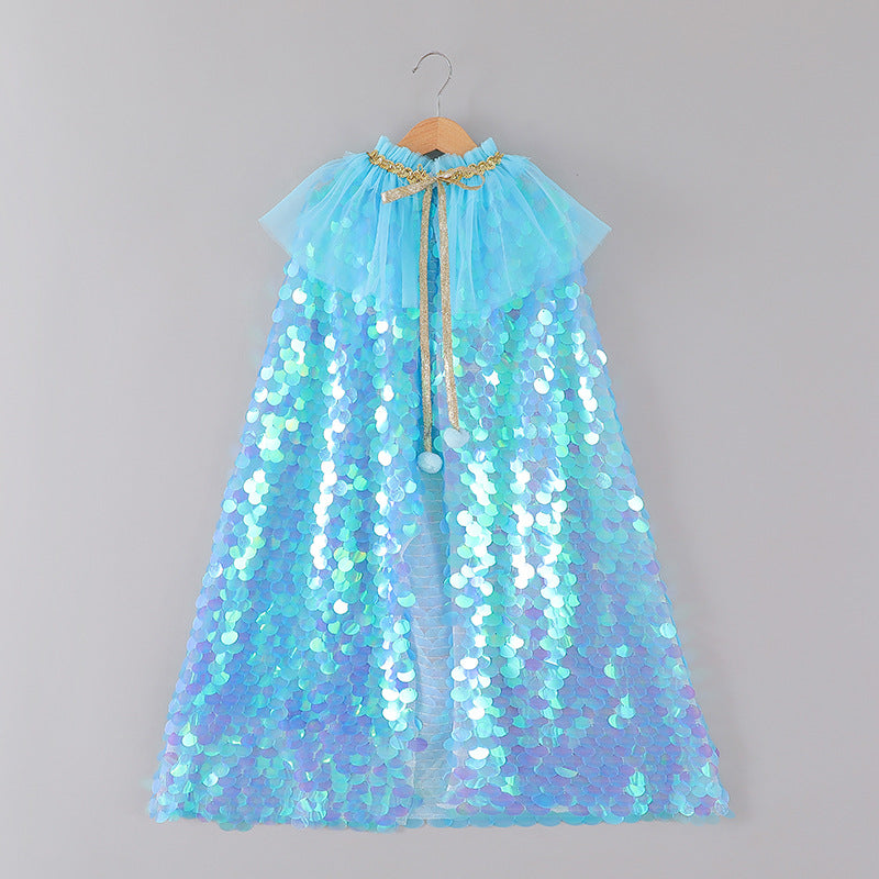 The Iridescent Mermaid Shell Cape | Duo Color Edition | Sydney Stock