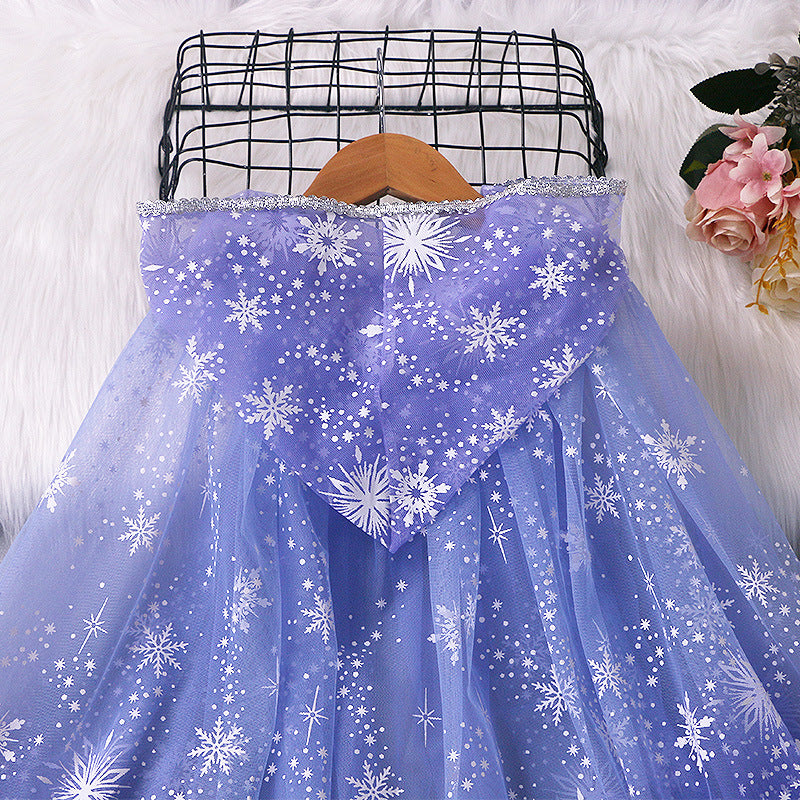 The Royal Snowflake Stardust Cape | Deep Lilac Edition | Sydney Stock