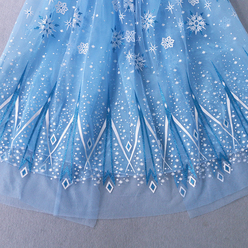 The Royal Snow-White Flurry Cape | Azure Blue Edition | Sydney Stock