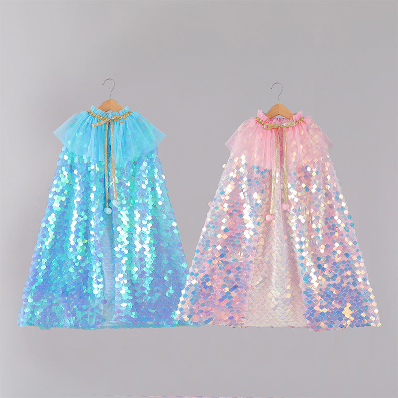 The Iridescent Mermaid Shell Cape | Duo Color Edition | Sydney Stock