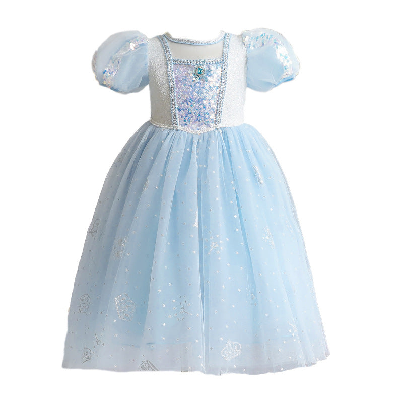 The Starlight Empress Gown | Ice Blue & Rose Pink | Sydney Stock