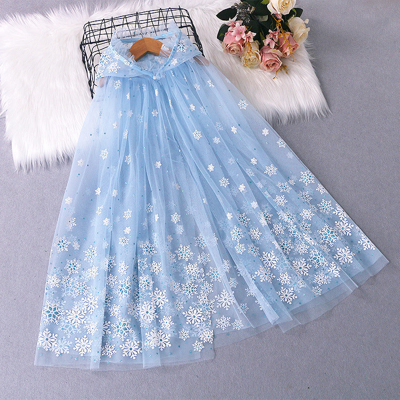 The Royal Snow-Crystal Cape | Pearlescent Button Edition | Sydney Stock