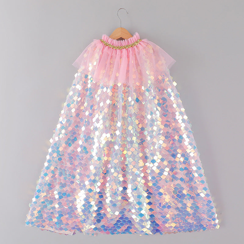 The Iridescent Mermaid Shell Cape | Duo Color Edition | Sydney Stock