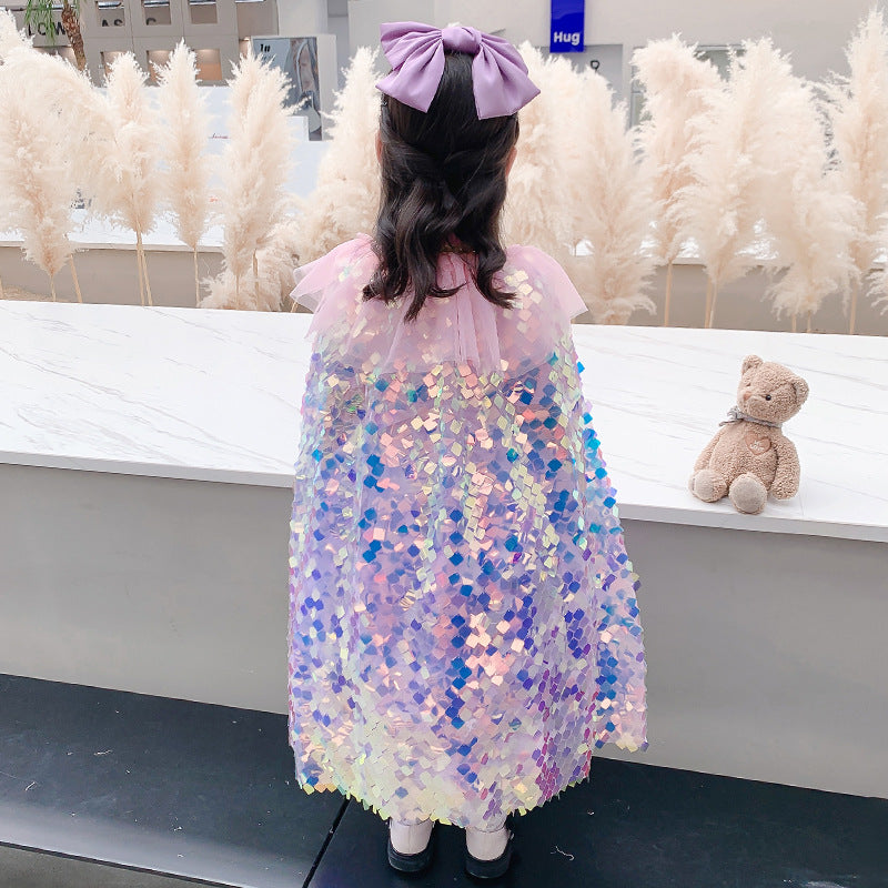 The Iridescent Mermaid Shell Cape | Duo Color Edition | Sydney Stock