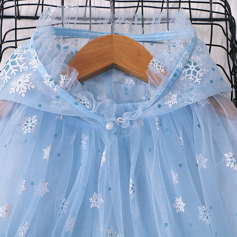 The Royal Snow-Crystal Cape | Pearlescent Button Edition | Sydney Stock