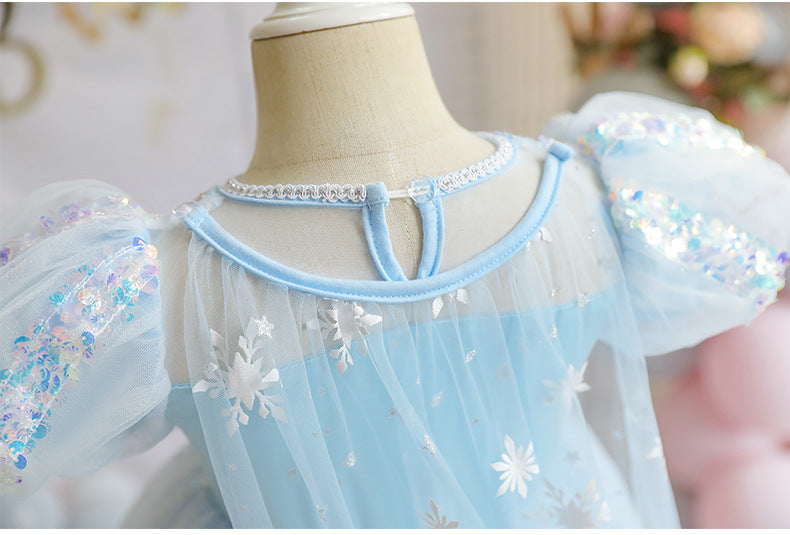 The Starlight Empress Gown | Ice Blue & Rose Pink | Sydney Stock