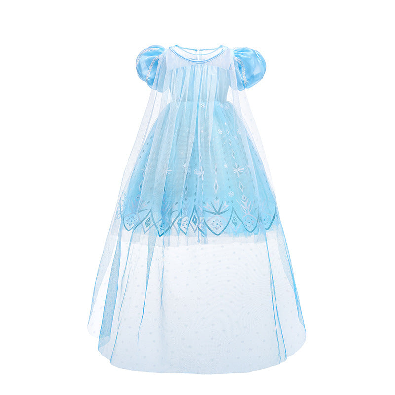 The Ice Crystal Princess Gown | Shimmering Blue | Sydney Stock