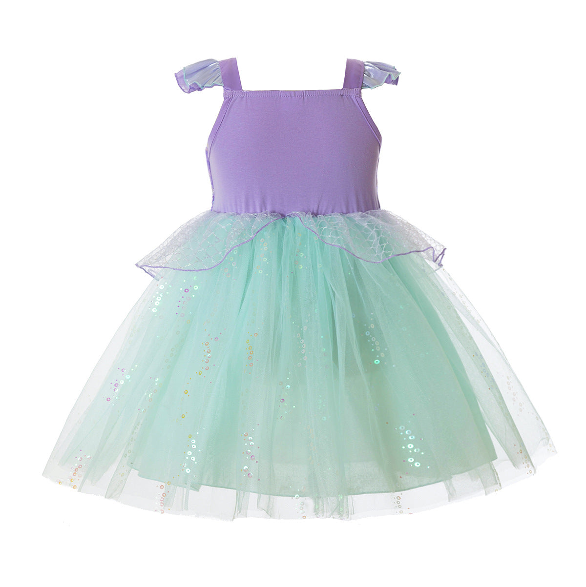 The Mermaid Fantasy Sequin Gown | Pastel Mint & Lavender | Sydney Stock