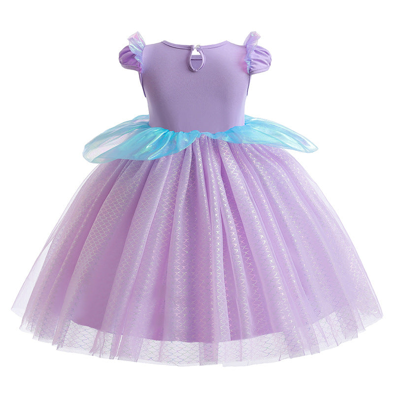 The Deep Sea Mermaid Gown | Lavender & Iridescent Blue | Sydney Stock
