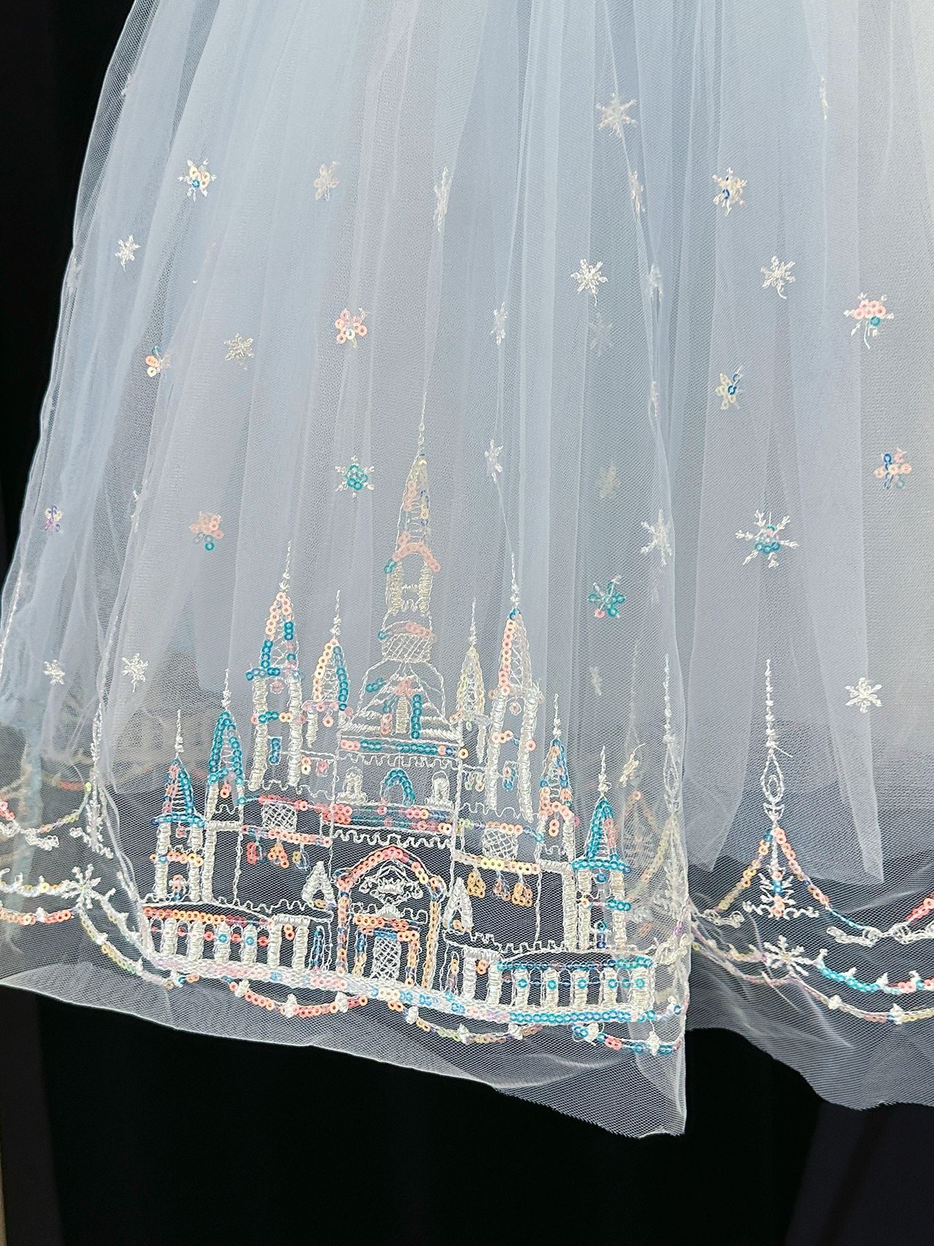 The Sparkling Castle Snowflake Gown | Blue & Pink Edition | Sydney Stock