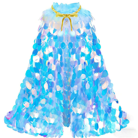 The Iridescent Dreamscape Sequin Cape | Duo Color Edition | Sydney Stock