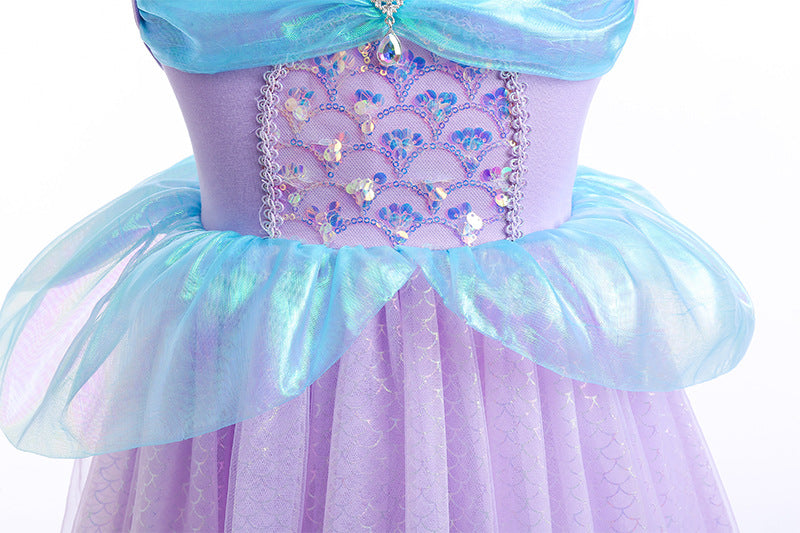 The Deep Sea Mermaid Gown | Lavender & Iridescent Blue | Sydney Stock