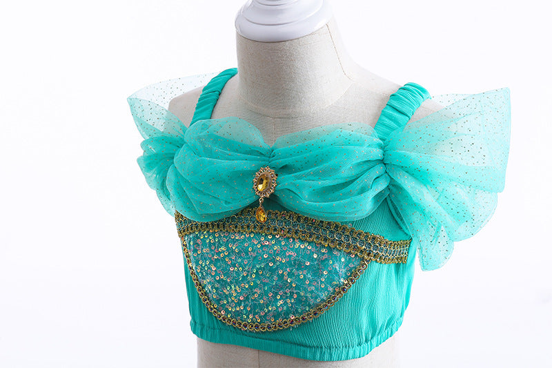 The Arabian Oasis Two-Piece Set | Shimmering Teal | Sydney Stock