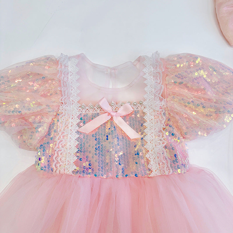 The Sparkling Castle Snowflake Gown | Blue & Pink Edition | Sydney Stock