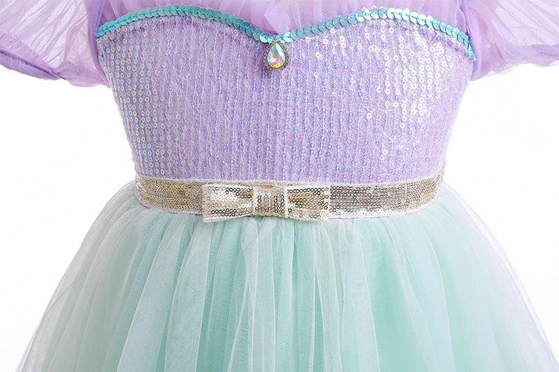 The Enchanted Mermaid Fairy Gown | Pastel Purple & Mint | Sydney Stock
