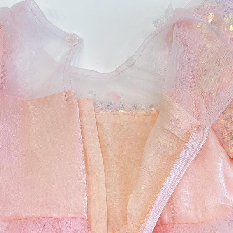 The Sparkling Castle Snowflake Gown | Blue & Pink Edition | Sydney Stock