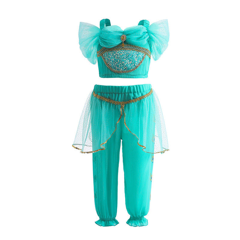 The Arabian Oasis Two-Piece Set | Shimmering Teal | Sydney Stock