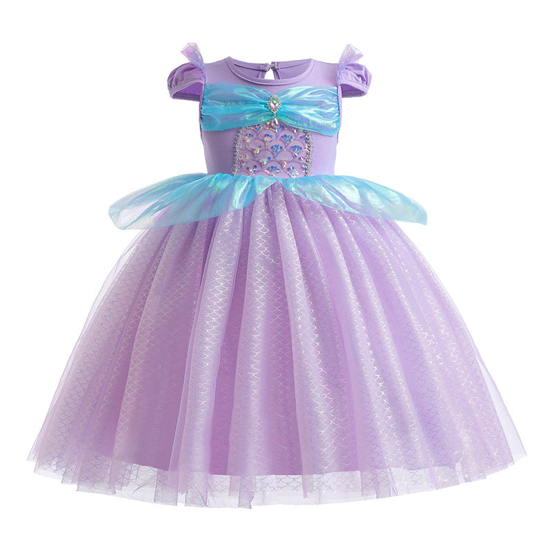 The Deep Sea Mermaid Gown | Lavender & Iridescent Blue | Sydney Stock
