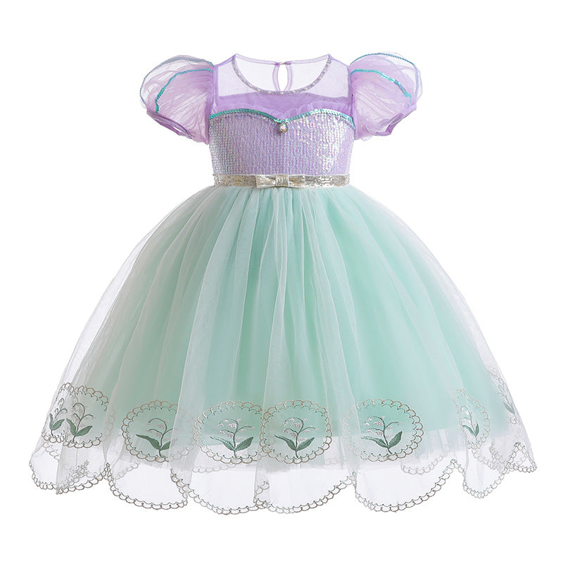 The Enchanted Mermaid Fairy Gown | Pastel Purple & Mint | Sydney Stock