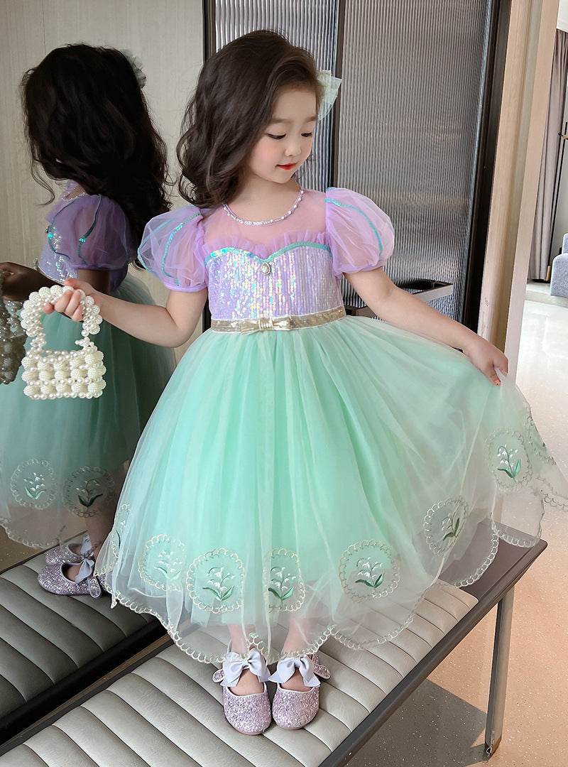 The Enchanted Mermaid Fairy Gown | Pastel Purple & Mint | Sydney Stock