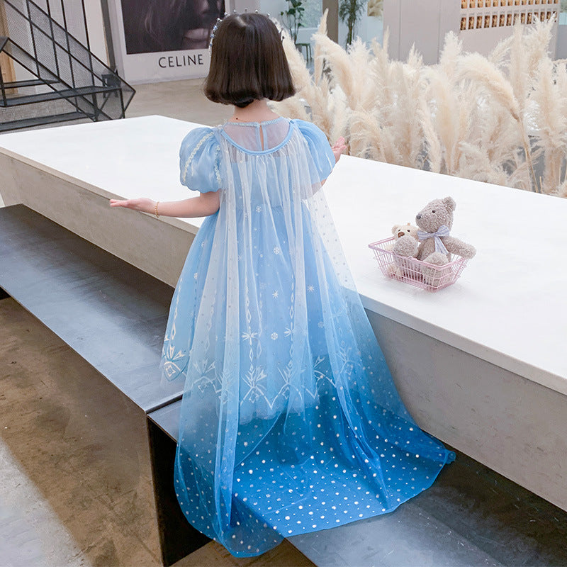 The Ice Crystal Princess Gown | Shimmering Blue | Sydney Stock