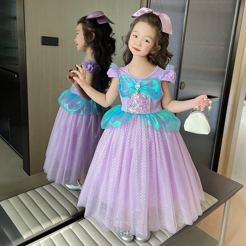 The Deep Sea Mermaid Gown | Lavender & Iridescent Blue | Sydney Stock